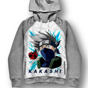 Hoodie Naruto Shippuden - Sweatshirt KAKASHI Manga - Capuche Anime