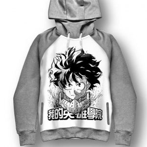 Hoodie My Hero Academy - Sweatshirt Deku Midoriya - Manga Capuche Anime Japan