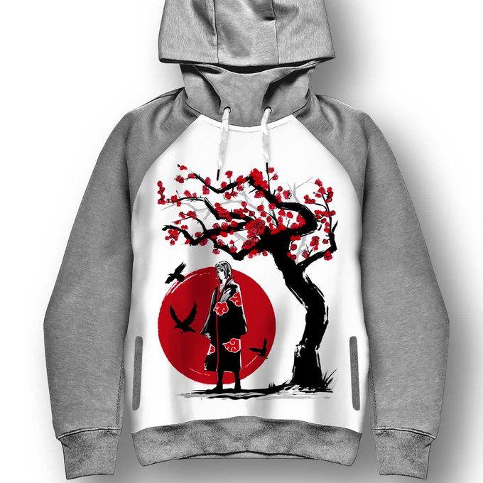 Hoodie Naruto Shippuden - Sweatshirt ITACHI Red Moon - Manga - Capuche Anime