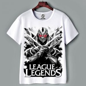 Tshirt LEAGUE OF LEGENDS - Teeshort ZED - T-shirt Gaming Teshirt