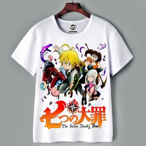 Tshirt The Deadly Seven Sins - Teeshort - T-shirt All Stars Teshirt