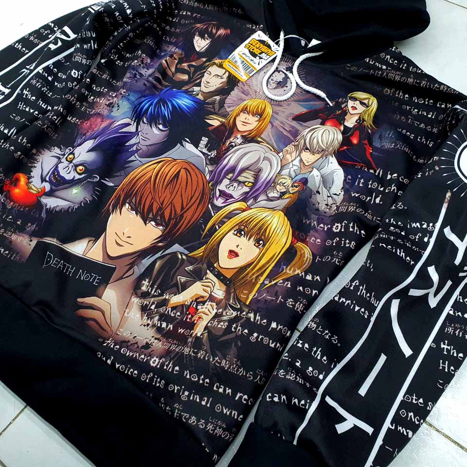 Hoodie Manga Anime Death Note Sweatshirt Characters - Capuche – Image 4