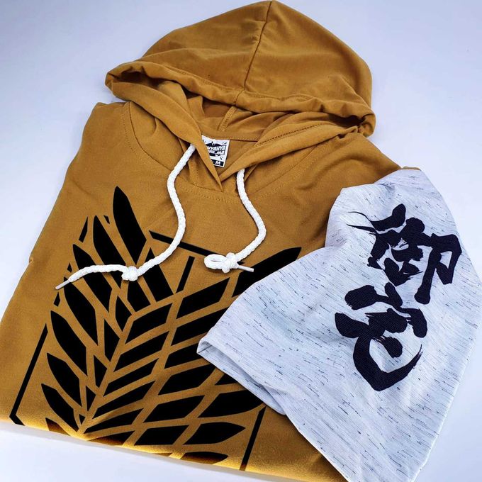 Tshirt Capuche Attack on Titan T-shirt Shingeki - Teshirt ANIME Manga – Image 5