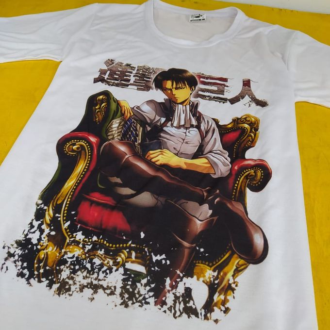 Tshirt Attack on Titan Levi - T-shirt - Teshirt ANIME Teeshort MANGA – Image 6