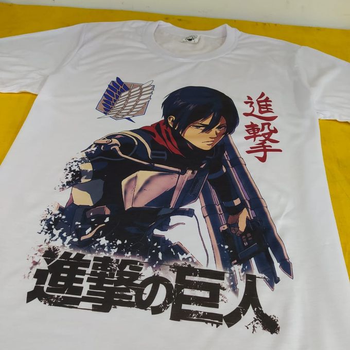 Tshirt Attack on Titan Mikasa - T-shirt - Teshirt ANIME Teeshort MANGA – Image 7
