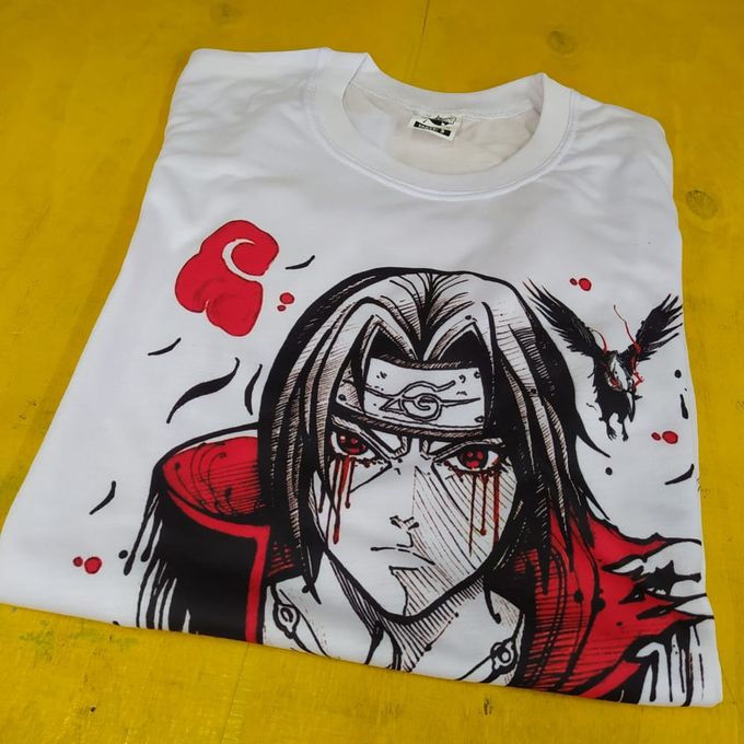 Tshirt ITACHI UCHIHA (Black / Red) T-shirt Naruto - Teshirt ANIME Teeshort MANGA – Image 6