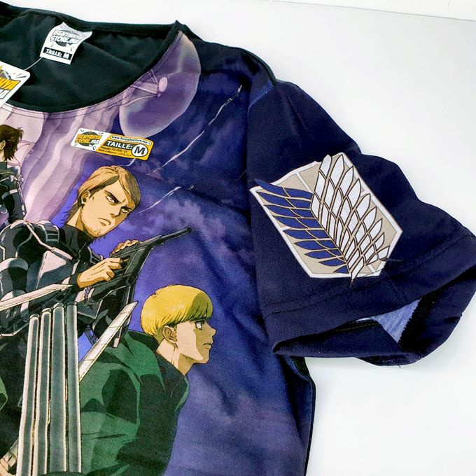 Tshirt Attack on Titan S-4 T-shirt Shingeki no Kyojin ANIME Teeshort MANGA – Image 4