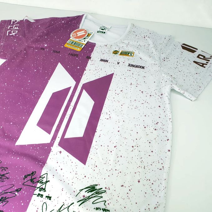 Tshirt Kpop BTS - SPLIT Mauve - T-shirt Fashion Teeshort Model From Korea – Image 4