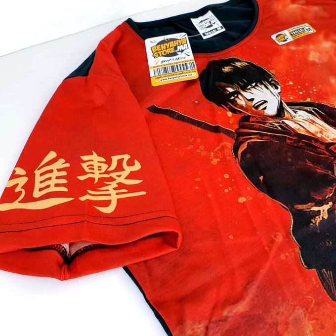 Tshirt Attack on Titan LEVI T-shirt Shingeki ANIME Teeshort MANGA – Image 5