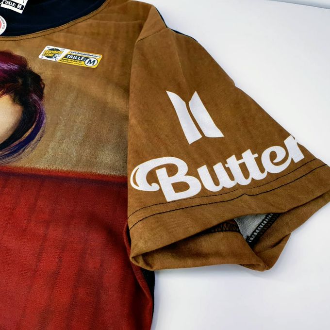 Tshirt Jungkook - Kpop BTS Butter - T-shirt Fashion Teeshort Model From Korea – Image 4