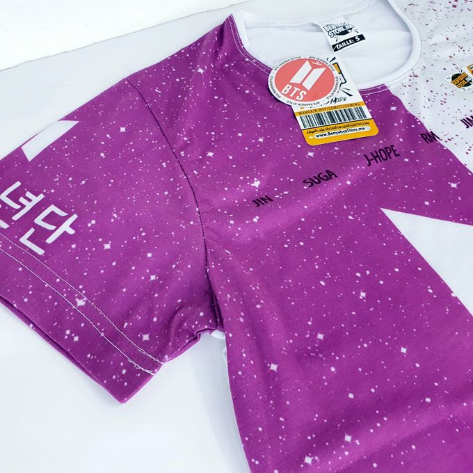 Tshirt Kpop BTS - SPLIT Mauve - T-shirt Fashion Teeshort Model From Korea – Image 6
