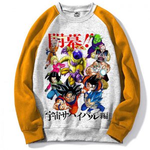 Pull Raglan Sweatshirt Anime Dragon Ball - Japan Manga for Geek