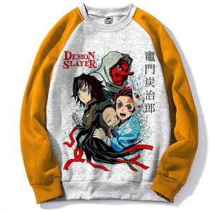 Pull Raglan Sweatshirt Anime Demon Slayer - kimetsu no yaiba Manga