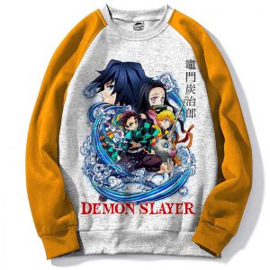 Pull Raglan Sweatshirt Anime Demon Slayer - kimetsu no yaiba Manga