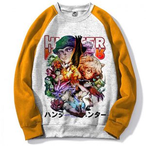 Pull Raglan Sweatshirt Anime Hunter X Hunter - Fashion Manga For Geeks