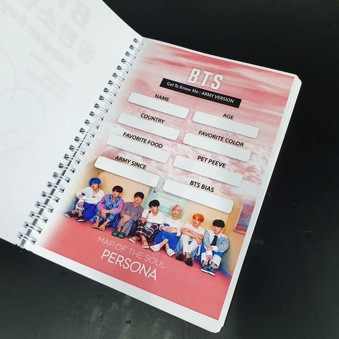 BTS Lights NoteBook & Photo Album - Carnet Kpop - Cahier Spirale Souvenirs – Image 8