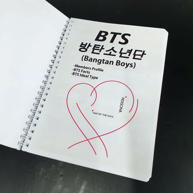 BTS Lights NoteBook & Photo Album - Carnet Kpop - Cahier Spirale Souvenirs – Image 7