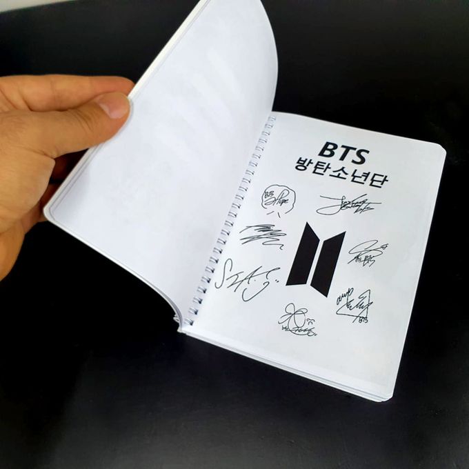 BTS Airplane NoteBook & Photo Album - Carnet Kpop - Cahier Spirale Souvenirs – Image 7