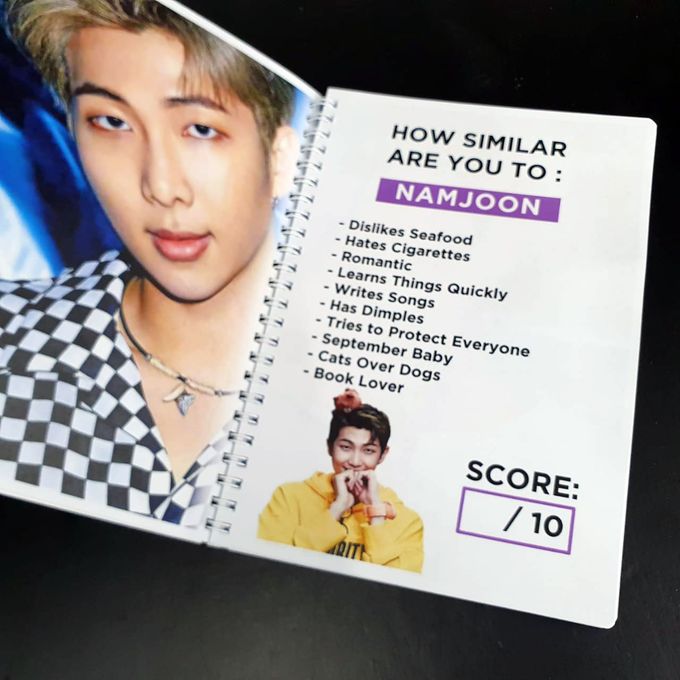 BTS Lights NoteBook & Photo Album - Carnet Kpop - Cahier Spirale Souvenirs – Image 6