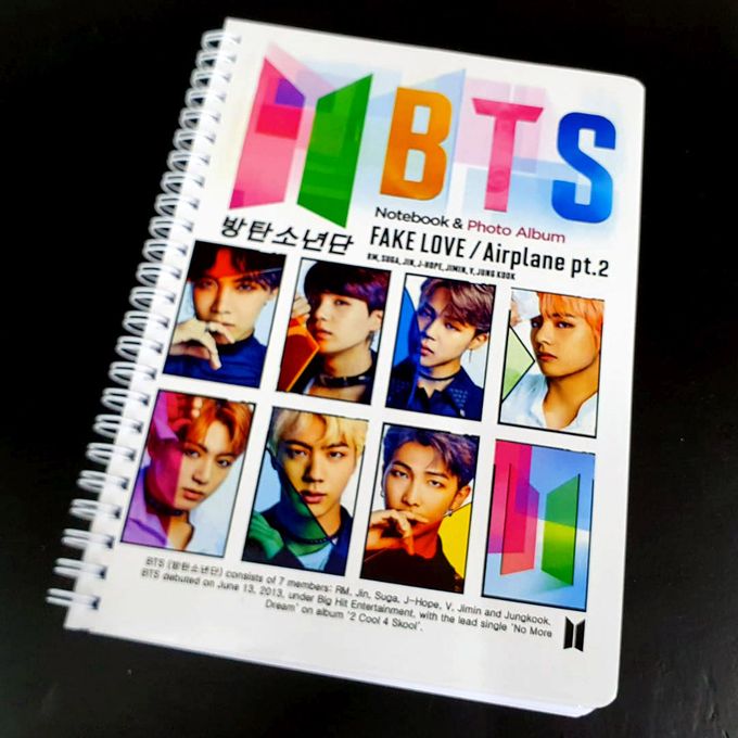 BTS Airplane NoteBook & Photo Album - Carnet Kpop - Cahier Spirale Souvenirs – Image 5