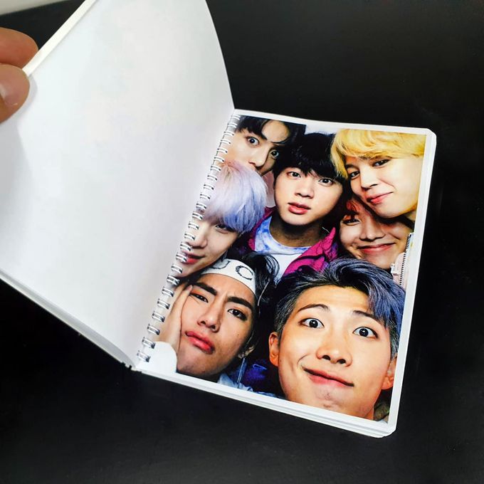 BTS Airplane NoteBook & Photo Album - Carnet Kpop - Cahier Spirale Souvenirs – Image 2