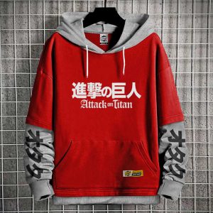 Capuche Manga Anime Attack on Titan Sweatshirt - Hoodie Shingeki no kyojin Otaku