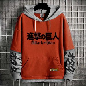 Capuche Manga Anime Attack on Titan Sweatshirt - Hoodie Shingeki no kyojin Otaku