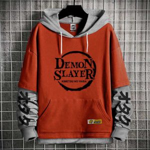 Hoodie Manga Anime Demon Slayer Sweatshirt - Demi-M kimetsu no yaiba Otaku