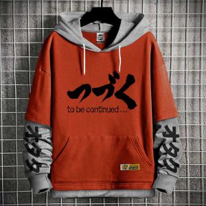 Capuche Manga Anime Continued Kanji - Sweatshirt - Hoodie Japan For Otaku Geek