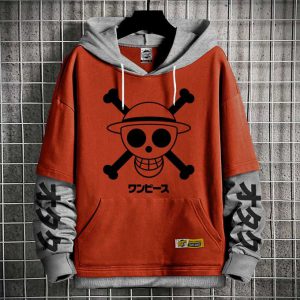 Capuche Manga Anime One Piece - Sweatshirt - Hoodie Straw Hat Geek