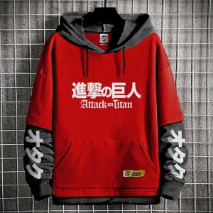 Capuche Manga Anime Attack on Titan Sweatshirt - Hoodie Shingeki no kyojin Otaku