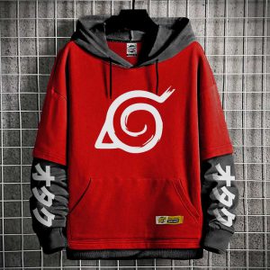 Capuche Manga Anime Naruto Shippuden - Sweatshirt - Hoodie Konaha Japan Otaku