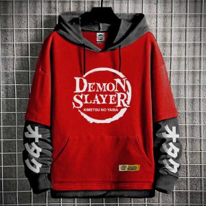 Hoodie Manga Anime Demon Slayer Sweatshirt - Demi-M kimetsu no yaiba Otaku