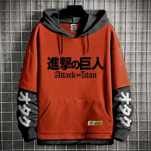 Capuche Manga Anime Attack on Titan Sweatshirt - Hoodie Shingeki no kyojin Otaku