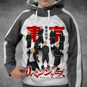 Capuche Sweatshirt Enfant Tokyo Revengers de 6 à 14 ans Manga / Anime