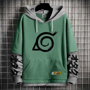 Capuche Manga Anime Naruto Shippuden - Sweatshirt - Hoodie Konaha Japan Otaku