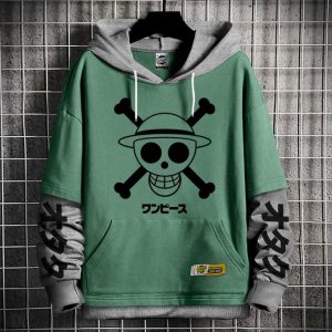 Capuche Manga Anime One Piece - Sweatshirt - Hoodie Straw Hat Otaku Geek