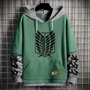 Capuche Manga Anime Attack on Titan Sweatshirt - Hoodie Shingeki no kyojin Otaku