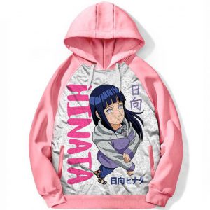 Hoodie Manga Anime Naruto Shippuden Hinata Oversize Capuche Girl Otaku