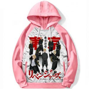 Hoodie Manga Anime Tokyo Revengers Oversize à la Mode Capuche Fashion Girl Otaku