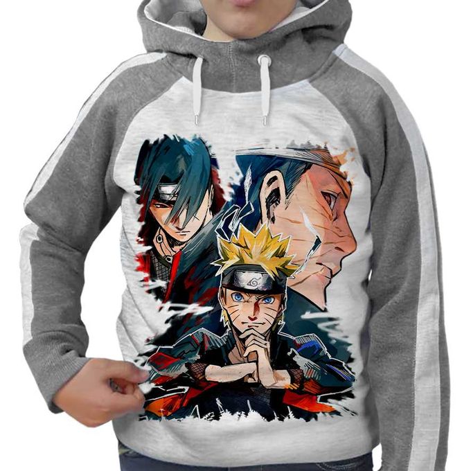 Enfant Hoodie Naruto art Sweatshirt de 6 à 14 ans Capuchon Manga / Anime Capuche