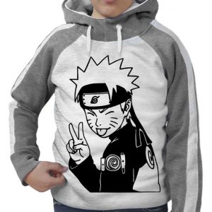 Naruto Funny Sweatshirt Enfant Hoodie 6 à 14 ans Capuchon Manga / Anime Capuche