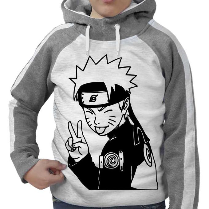 Naruto Funny Sweatshirt Enfant Hoodie 6 à 14 ans Capuchon Manga / Anime Capuche