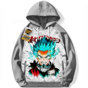 Manga Anime Capuche My Hero Academia Otaku Capuchon Hoodie Sweatshirt 100% Deku