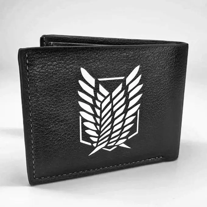 Portefeuille Simili Cuir Anime Attack on Titan Manga Wallet PU-Leather Card Holder