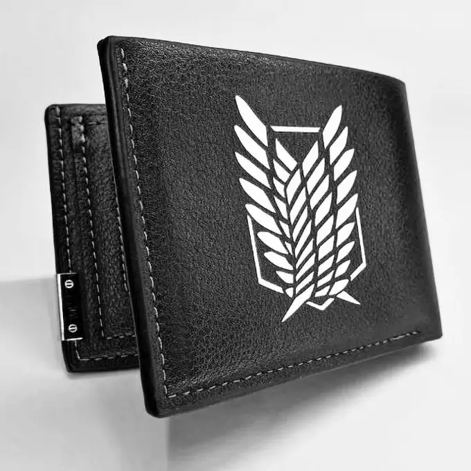 Portefeuille Simili Cuir Anime Attack on Titan Manga Wallet PU-Leather Card Holder – Image 2