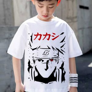 Tshirt Kakashi Enfant 6 à 14ans Naruto Shippuden T-shirt Teshirt Anime Otaku Teeshort