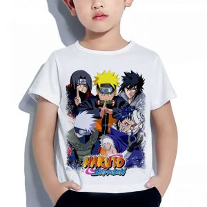Tshirt Enfant 6 à 14ans Naruto, Itachi, Sasuke, Kakashi, Obito T-shirt Teshirt Anime Otaku Teeshort
