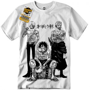 Tshirt Anime Manga T-shirt One Piece Teshirt Luffy Zoro Sanji Japan Teeshort Cosplay