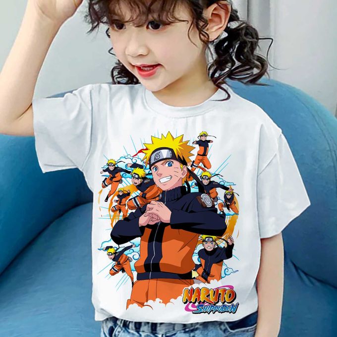 Tshirt Enfant 6 à 14ans Naruto Power T-shirt Teshirt Anime Otaku Teeshort – Image 3